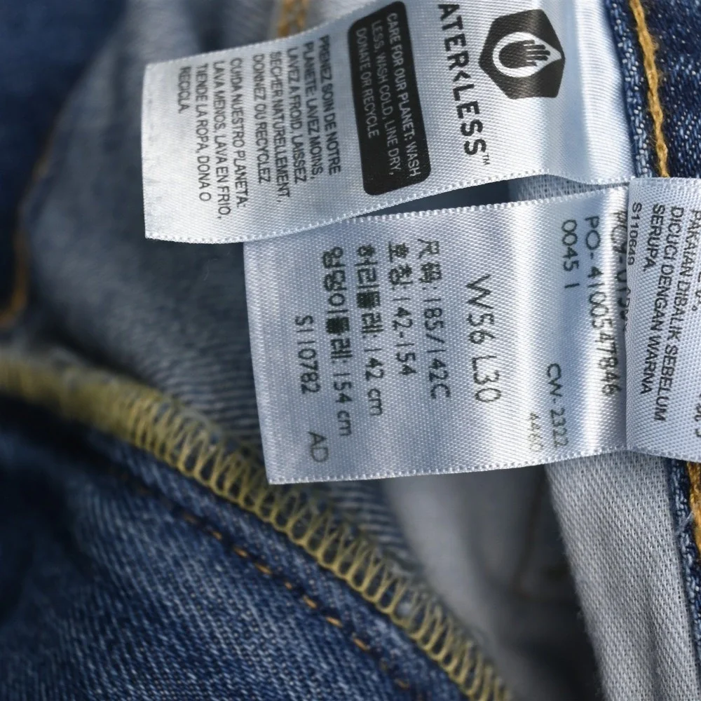 Levi's 56x30 Medium Stonewash 550 Relaxed‎ Mens Jeans